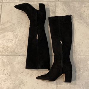 Sam Edelman Black Suede Boots